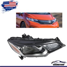 Passenger Side Headlight For Honda Fit 2015-2017 Halogen w/o Bulb DX EX LX SE