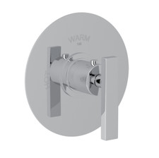 Pirellone Thermostatic Trim Plate Polished Chrome Metal Lever Handle BA720L-APC