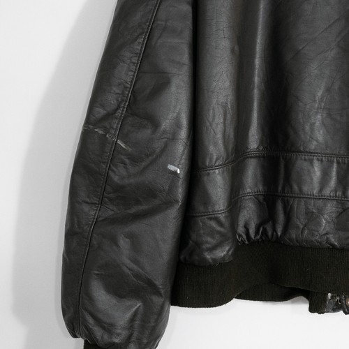 Vintage Excelled Type A-2 Leather Flight Bomber Jacket Mens 2XL - NY Fire Dept - Picture 8 of 9