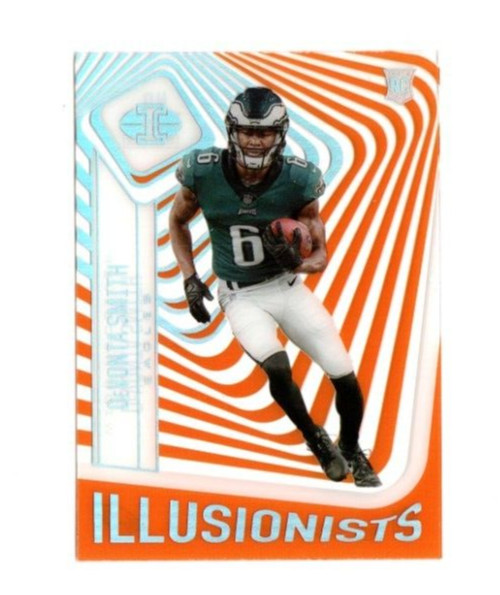 2021 Panini Illusions DeVonta Smith RC Illusionists Orange Parallel #Ill-15