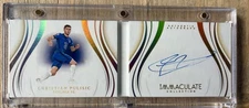 USMNT 2020 Panini Immaculate Booklet Christian Pulisic AB-CP On Card Auto /99