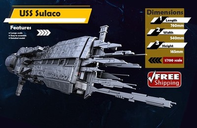 USS Sulaco aus dem Aliens Universum Sonderanfertigung Modellbausatz im Maßstab 1:700