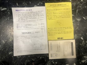 SNK Neo Geo CD Console CD-T01 with Box , Complete Of Cables, Psu , Manuals,