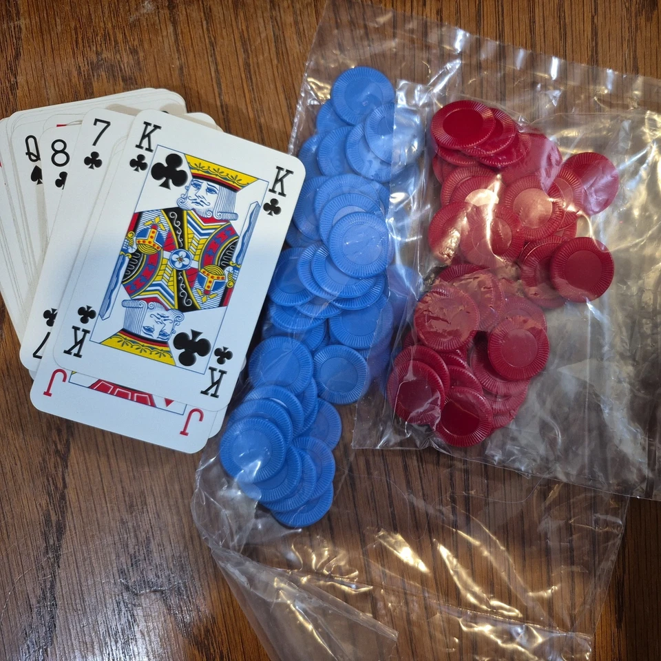VINTAGE Tripoley Classic Original COMPLETE Cadaco 1998 Cards Poker Hearts Rummy - Image 3 of 4