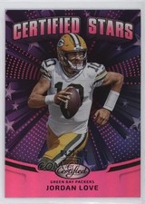 2025 Certified Certified Stars Mirror Pink 42/199 Jordan Love #CST-JLE 1q1x
