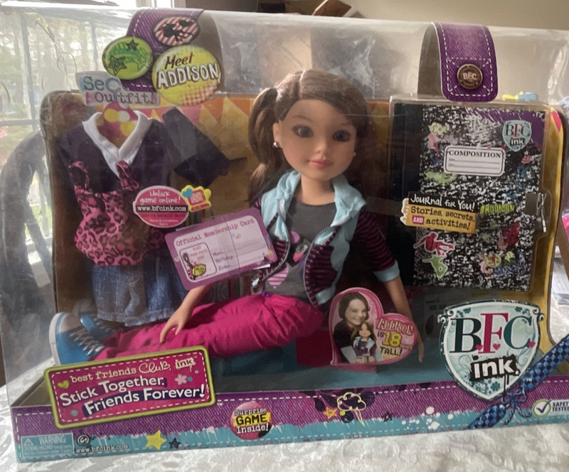 MGA Entertainment BFC Ink Addison Fashion Doll 18in w/ Outfit & Journal