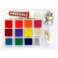Panami Kyoto Chirimen Tsumami Craft Starter Assortment Set, Muted