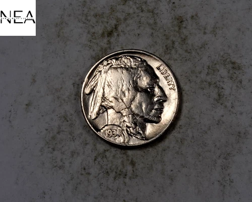 1934 Buffalo Nickel ~ Almost Uncirculated AU ~ ZB721