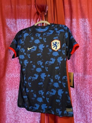 Nike Netherlands national team women s soccer jersey sz large DR3994 498 blue