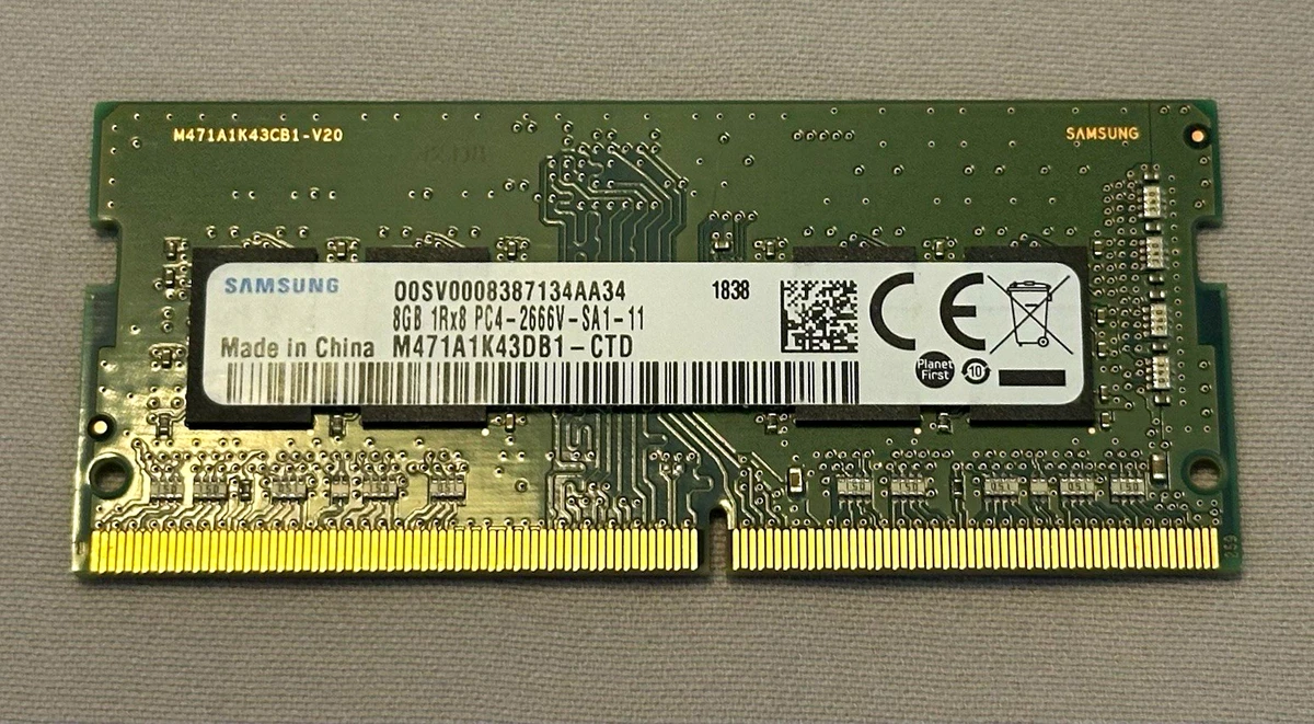25+ Samsung SO-DIMM Computer PC4-21300 (DDR4-2666) Bus Speed
