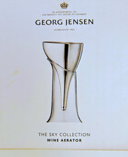 George Jensen The Sky Collection Stainless Steel Wine Aerator and Filter