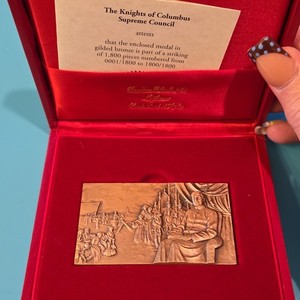 Knights of Columbus 2007 125th Anniversary Supreme Medal Bronze