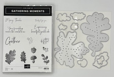 NEW Stampin' Up GATHERING MOMENTS Stamp Die Set Bundle Retired
