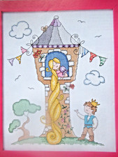 Stickvorlage "Rapunzel - Märchenmotiv" Kreuzstich Lucie Heaton
