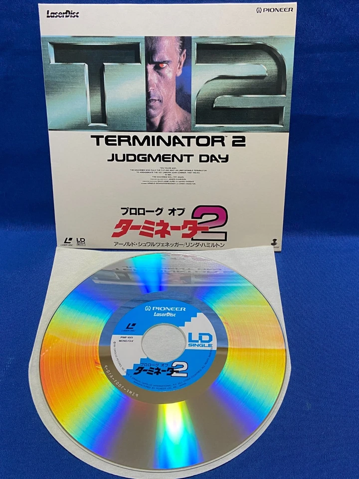 Prologue Of Terminator 2 Japan SLIM 20cm LD Laserdisc PIMF-1001 Schwarzenegger - Image 4 of 4