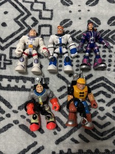 Mattel Fisher Price Rescue Heroes￼ Action Figures Toys Lot Of 5