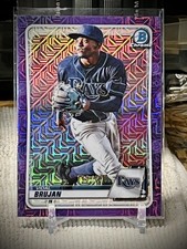 2020 Bowman Chrome Prospects Mega Box Purple Mojo Refractor Vidal Brujan /250