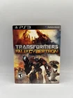 Transformers Fall of Cybertron PS3 PlayStation 3 Complete CIB w/ Sleeve
