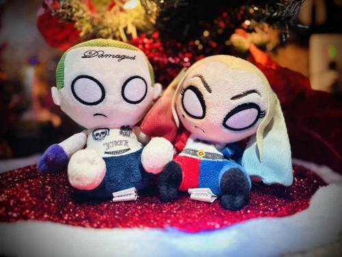 Funko Mopeez 5" Plush 2 Lot- JOKER & HARLEY QUINN Suicide Squad DC Comics