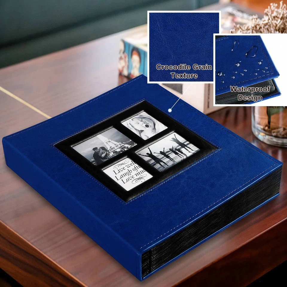 Álbum de fotos Ywlake 4x6 500 bolsillos fotos, extra gran capacidad boda familiar Foto 3 de 4