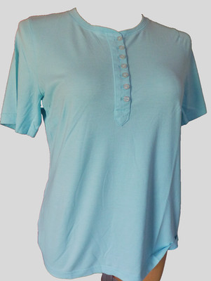 Atelier Goldener Schnitt Damen-Shirt Gr. 42 Hellblau