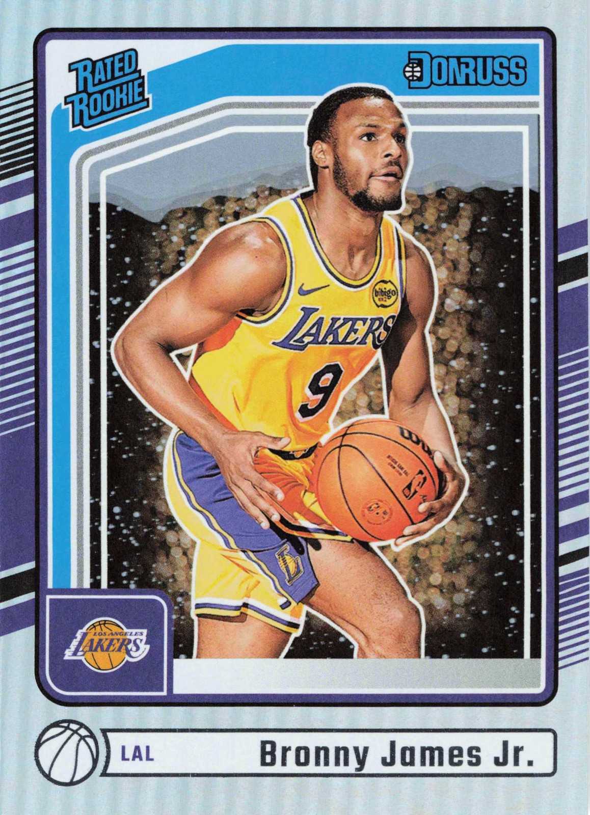 2024-25 Donruss - Press Proof Silver #243 Bronny James Jr. Rated Rookie RC