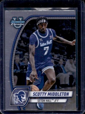 Scotty Middleton 2024-25 Bowman University Chrome #94 Qty Available