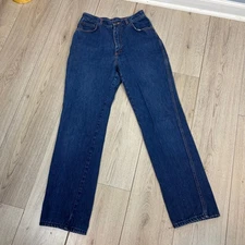 Vintage Rare RS Gitano 100% Cotton Dark Wash High Rise Grunge Mom Jeans Casual