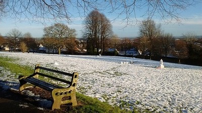 Foto 6x4 Eine verschneite Ansicht von Ridgeway, Newport (2), Dezember 2017 Newport \/Casn c2017
