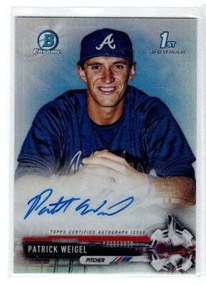 2017 Bowman - Chrome Prospect Autographs Patrick Weigel #CPA-PW Refractor...
