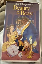 Beauty and the Beast VHS The Classics Black Diamond Collection RARE Walt Disney