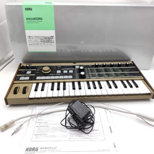 KORG microKORG Compact size SYNTHSIZER VOCODER 37 keys Black Microphone
