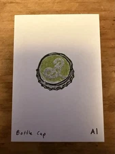 Anastasia Inciardi Mini Print - Brooklyn Brewery - Bottlecap