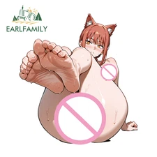 EARLFAMILY 5.1" makima Car Sticker Waterproof Hood Artistic Truck Vehicle Decal