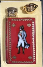 Camus Cognac Napoleon Empty Mini Bottle Limoges Castel Porcelain Vintage NEW
