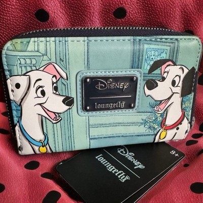 Loungefly Disney 101 Dalmatians Puppy Basket Zip Wallet BoxLunch Exclusive NWT