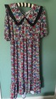 Twisted Wunder Kleid Rüschensaum übertrieben Rüschenkragen UK 18