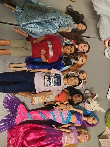 BARBIE DOLLS And  DISNEY Dolls. Ken Dolls A Variety Of 12 Items 