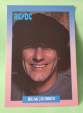 1991 Brockum Rock Cards #79 Brian Johnson - AC/DC