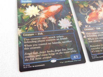 ね*ん様 ダンダーン Dandan secret lair 2枚 foil ラス DanDan Foil Set x2 Fish Magic the Gathering Secret Lair 2138