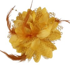 4.72 Inches Elegant Hair Clip Large Flower Brooches for Women Accessories