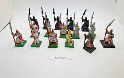 Warhammer Fantasy AoS ToW High Elves Spearmen x16 Lot (One broken spear) OOP