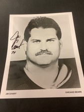 JIMBO JIM COVERT SIGNED 8X10 PHOTO CHICAGO BEARS FOOTBALL AUTOGRAPH COA AUTO