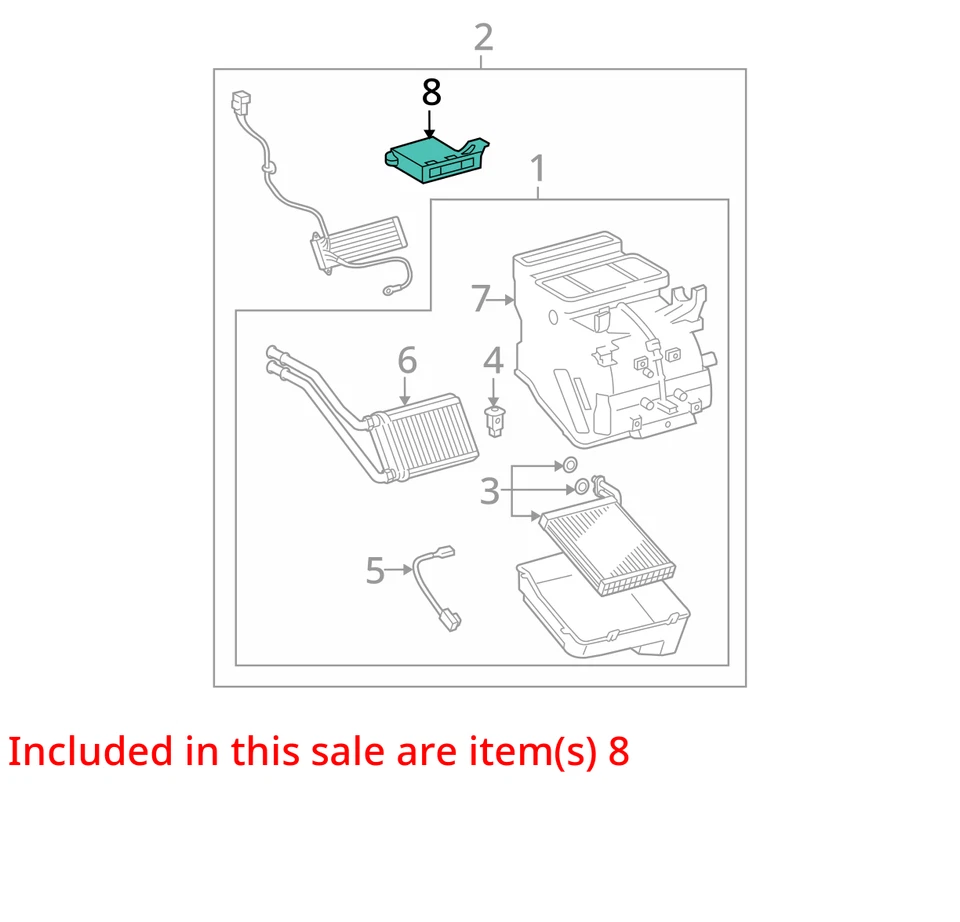 2008 2012 TOYOTA VITZ YARIS BELTA 1.5L HVAC CLIMATE CONTROL MODULE 88650 52630 - Image 3 of 4