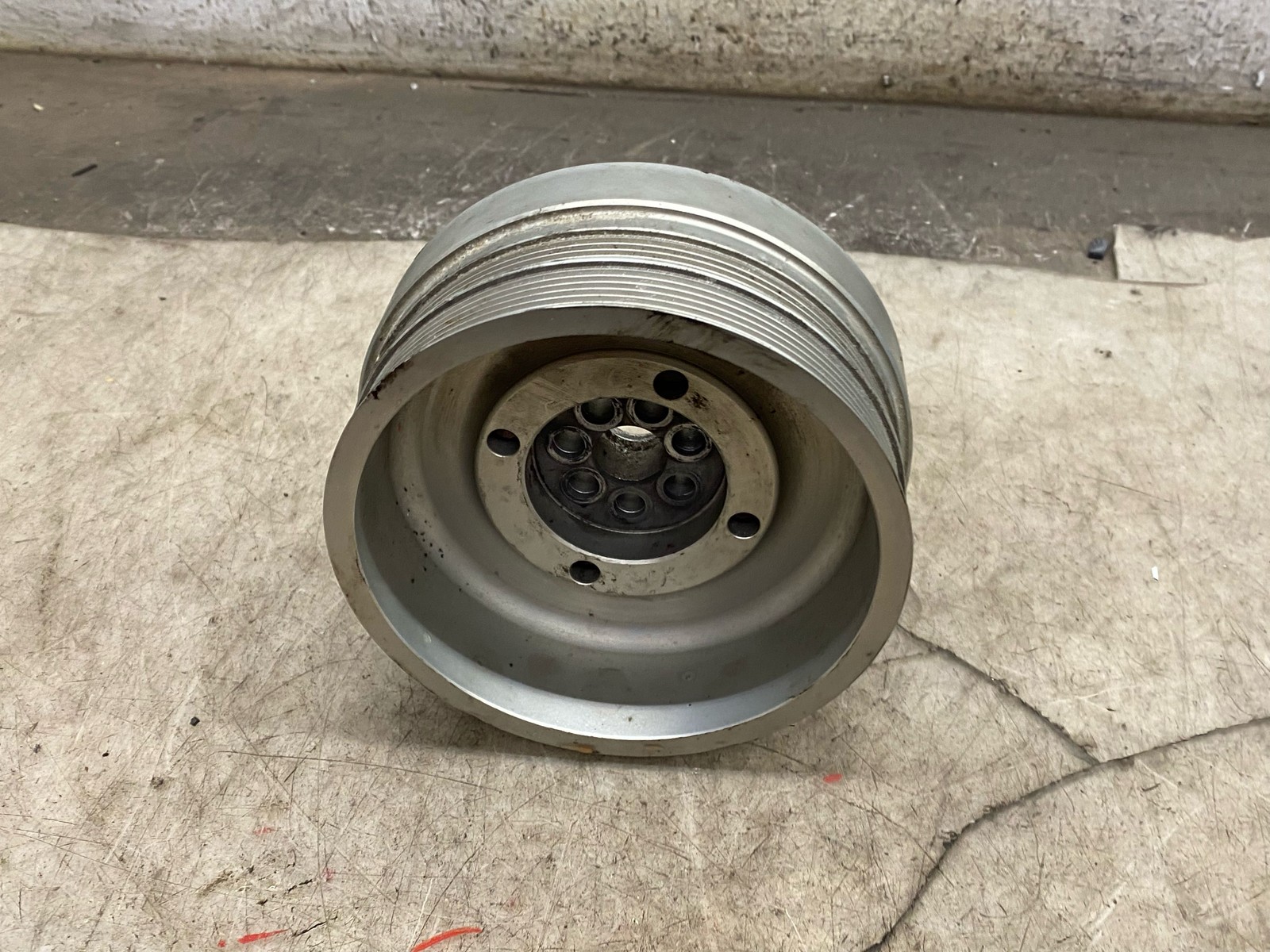 2017 BENTLEY BENTAYGA 6.0L W12 ENGINE HARMONIC BALANCER CRANKSHAFT PULLEY 35K
