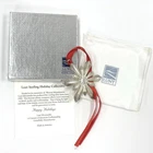 VNTG IOB 2004 Lunt Silversmith Sterling Silver Annual Snowflake Ornament 22.84g