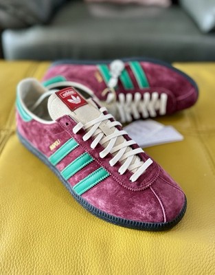  adidas Originals Napoli Pizza Pack Retro Sneaker Rot Grün Schwarz UK 11 