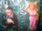 MARX VINTAGE PERILS OF PENELOPE PLASTIC 2" FIGURES SEALED IN BAG