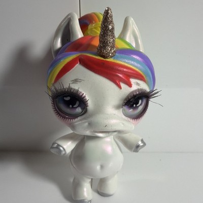 MGA Poopsie Rainbow High Fantasy Friends Unicorn Doll Sparkly Critters Rare