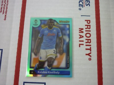 Kalidou Koulibaly 2021-22 Topps Merlin Chrome UCL #73 Aqua Refractor 64/199